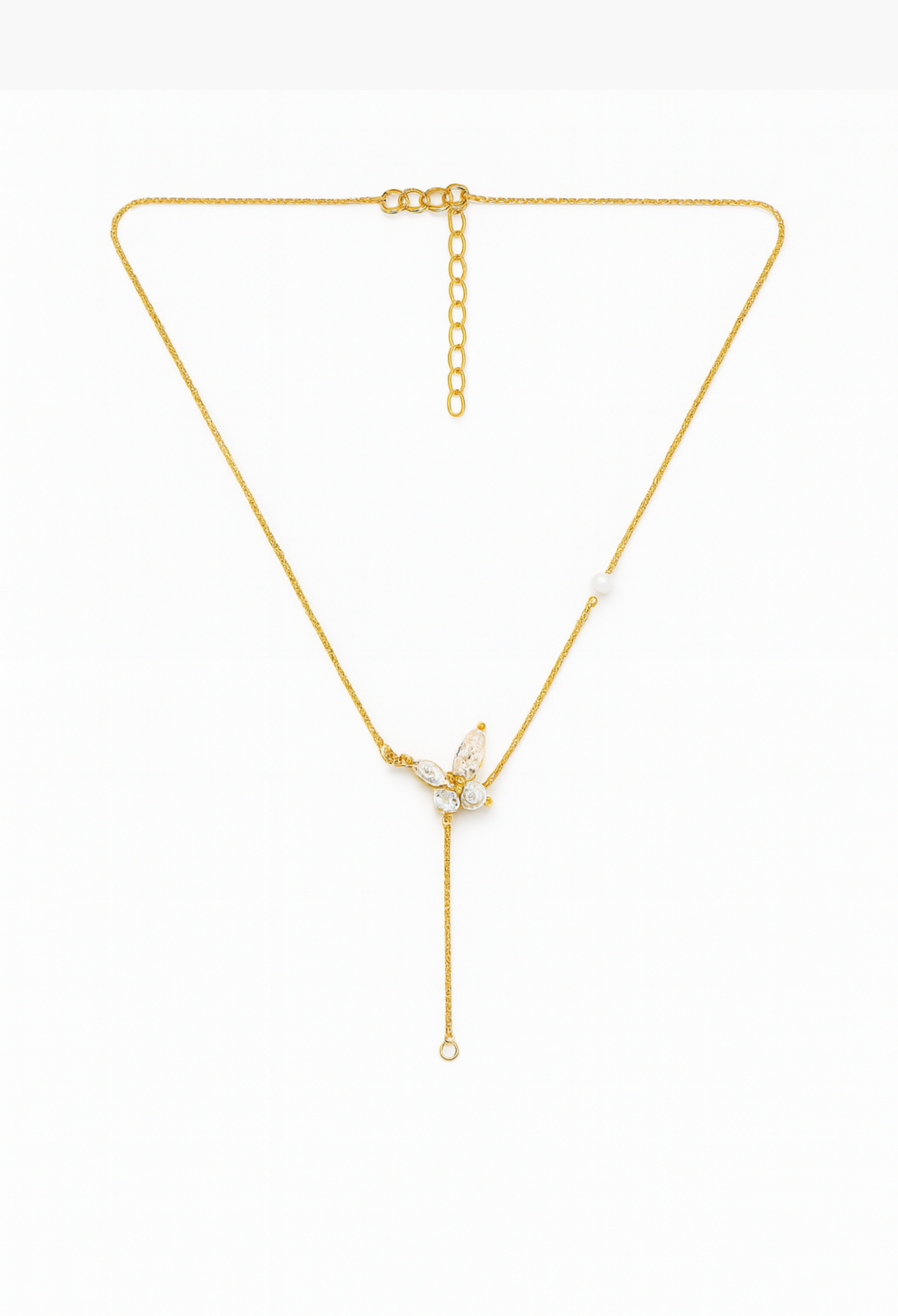 Butterfly pendant necklace in 18K gold micron plating – Mystic Carat
