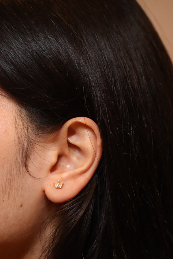 Crown Stud Earrings hover