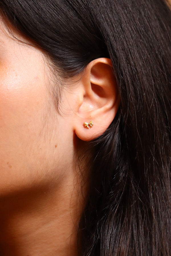 Bow Stud Earrings hover