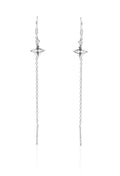 Star Chain Studd Earrings - MYSTIC CARAT
