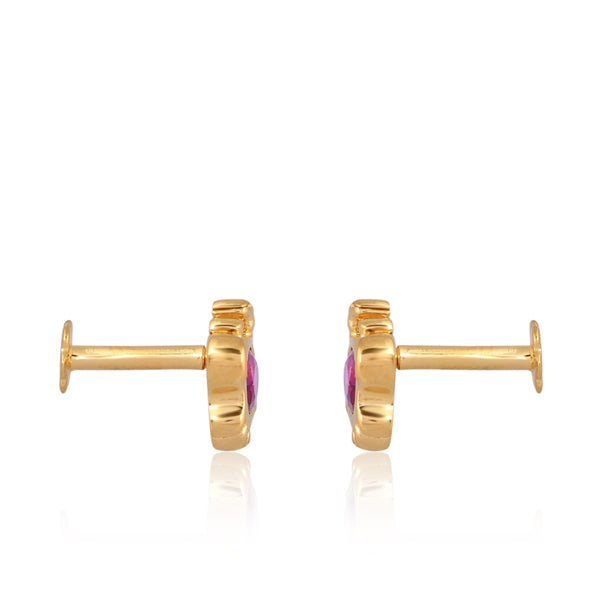 Crimson Crab Studs