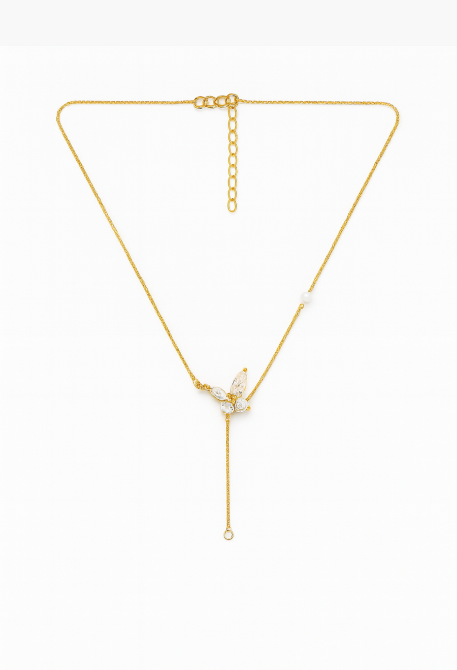 Butterfly pendant necklace in 18K gold micron plating – Mystic Carat
